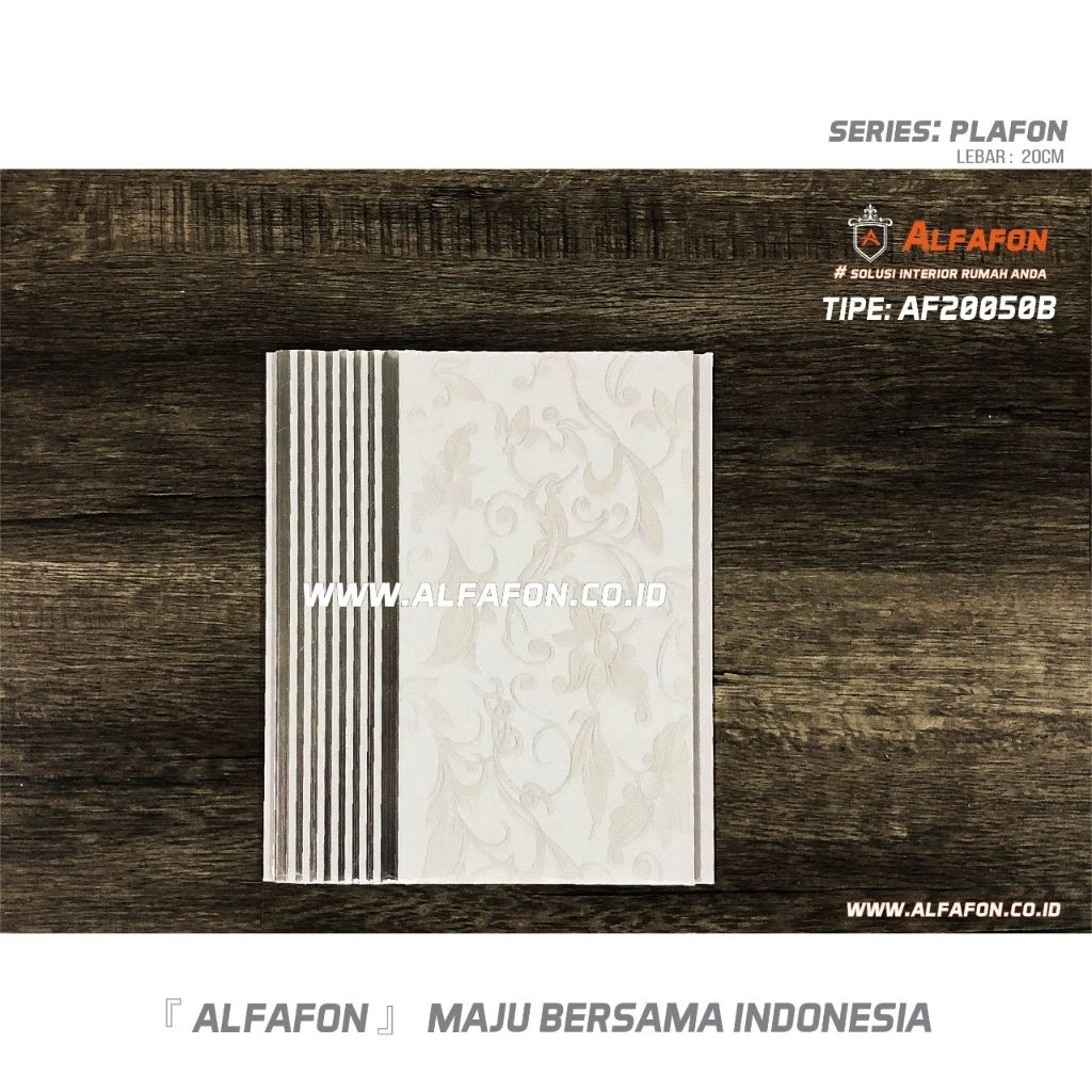 Plafon PVC Premium 8mm 3/4/6 meter- Anti Air & Rayap | Plafon PVC minimalist pemasangan mudah hasil 