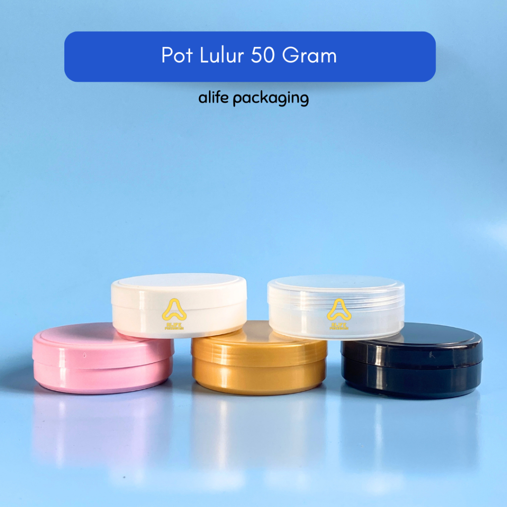 Pot Lulur 50 gr | Pot Lulur Pomade Kosong 50 gram | Pot Pomade 50 gr | Pot 50 gr