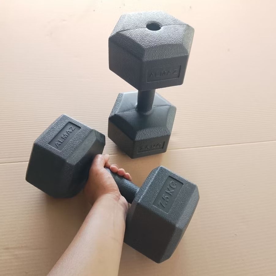 cover DUMBELL 7,5 KG HEXAGONAL ( 1 BIJI)