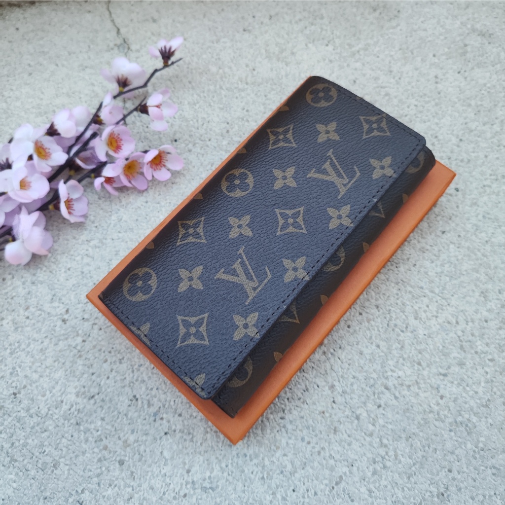 Dompet panjang tiga lapis yang dapat dilipat untuk wanita/Kapasitas besar dengan banyak slot kartu/H