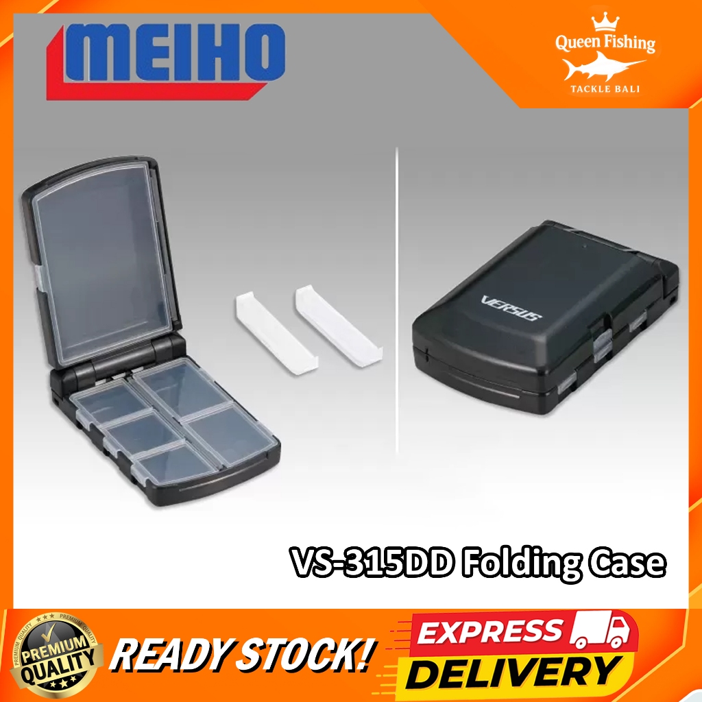 Meiho Versus Folding Tackle Box Lures