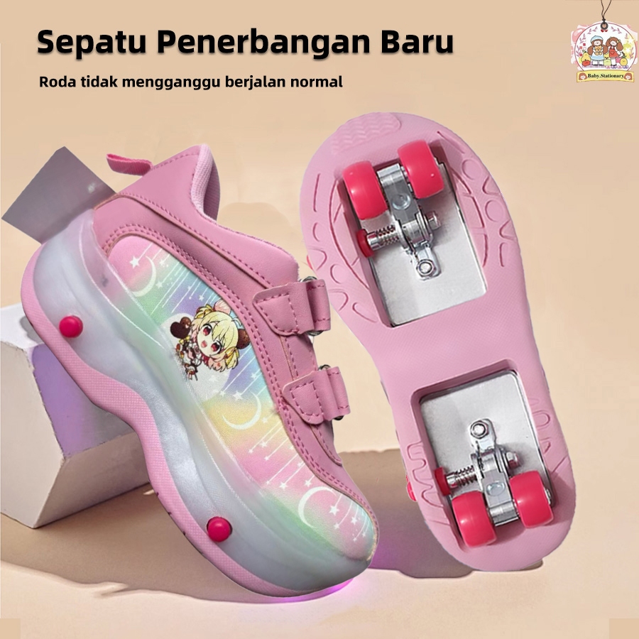 Sepatu Roda anak sepatu roda anak perempuan roda 4 sepatu roda heelys anak sepatu roda anak 3 tahun