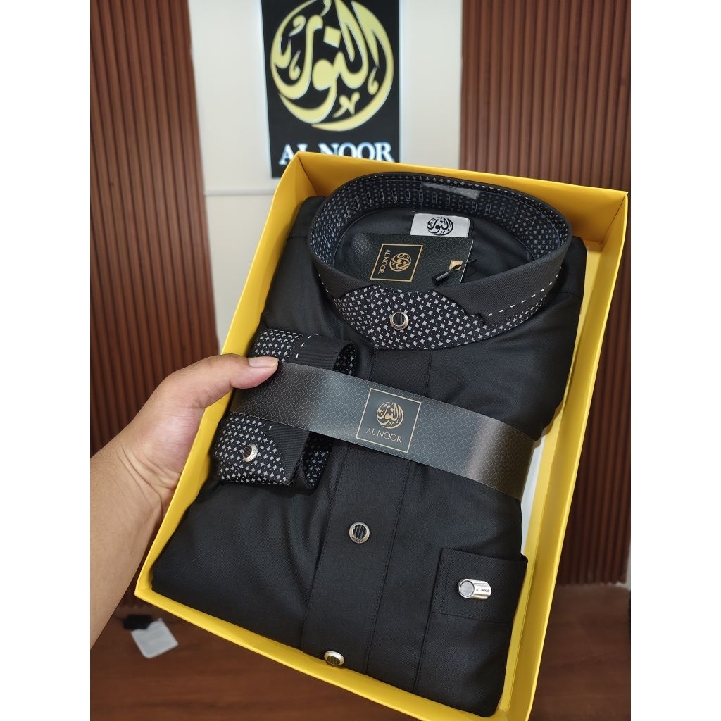 jubah arab al noor hitam