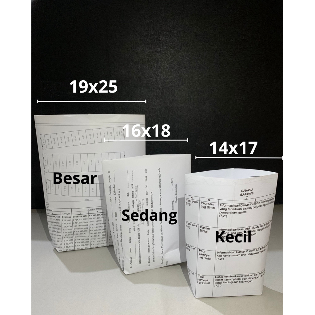 Kertas Gorengan | Kertas Snack | Paper Snack Isi 50 Lembar