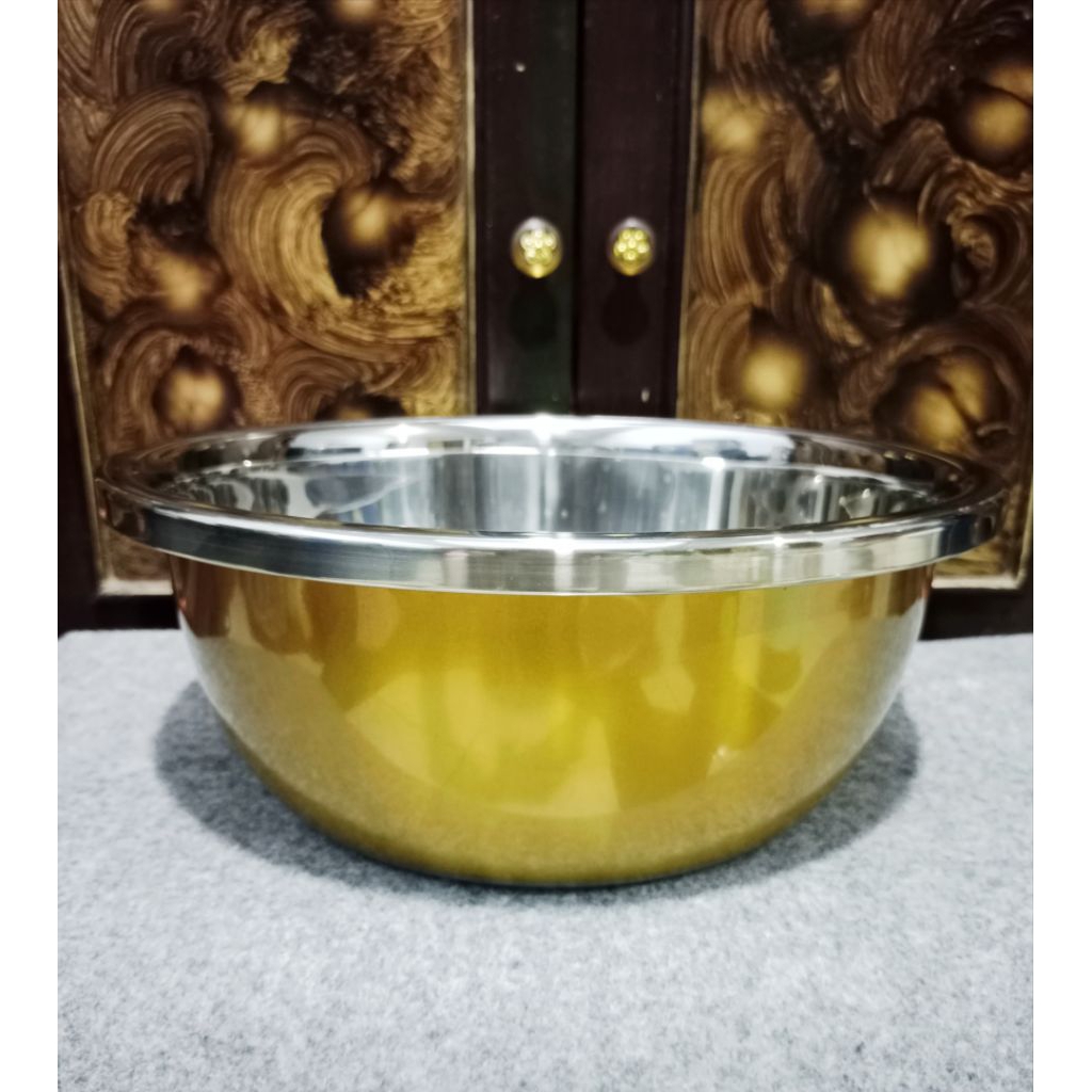 BASKOM 30 CM STAINLESS / BASKOM WARNA/WASKOM STAINLESS/BASKOM STAINLESS/BASIN