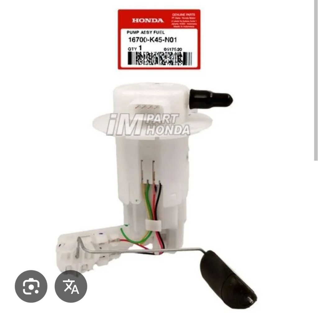 fuel pump assy cbr150, cb150r led ori ahm