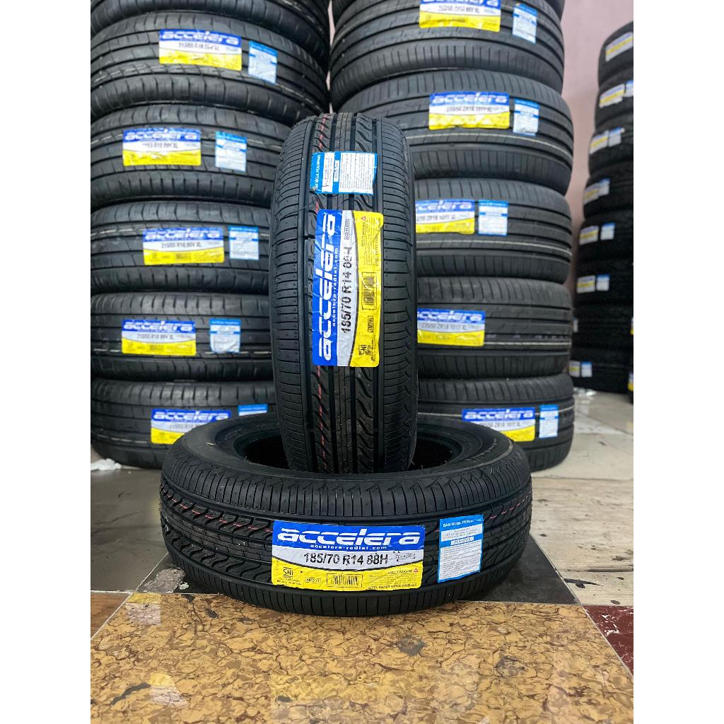 Ban Mobil Tubles Ring 14 185/70 Merek ACCELERA ECO PLUSH 185 70 R14