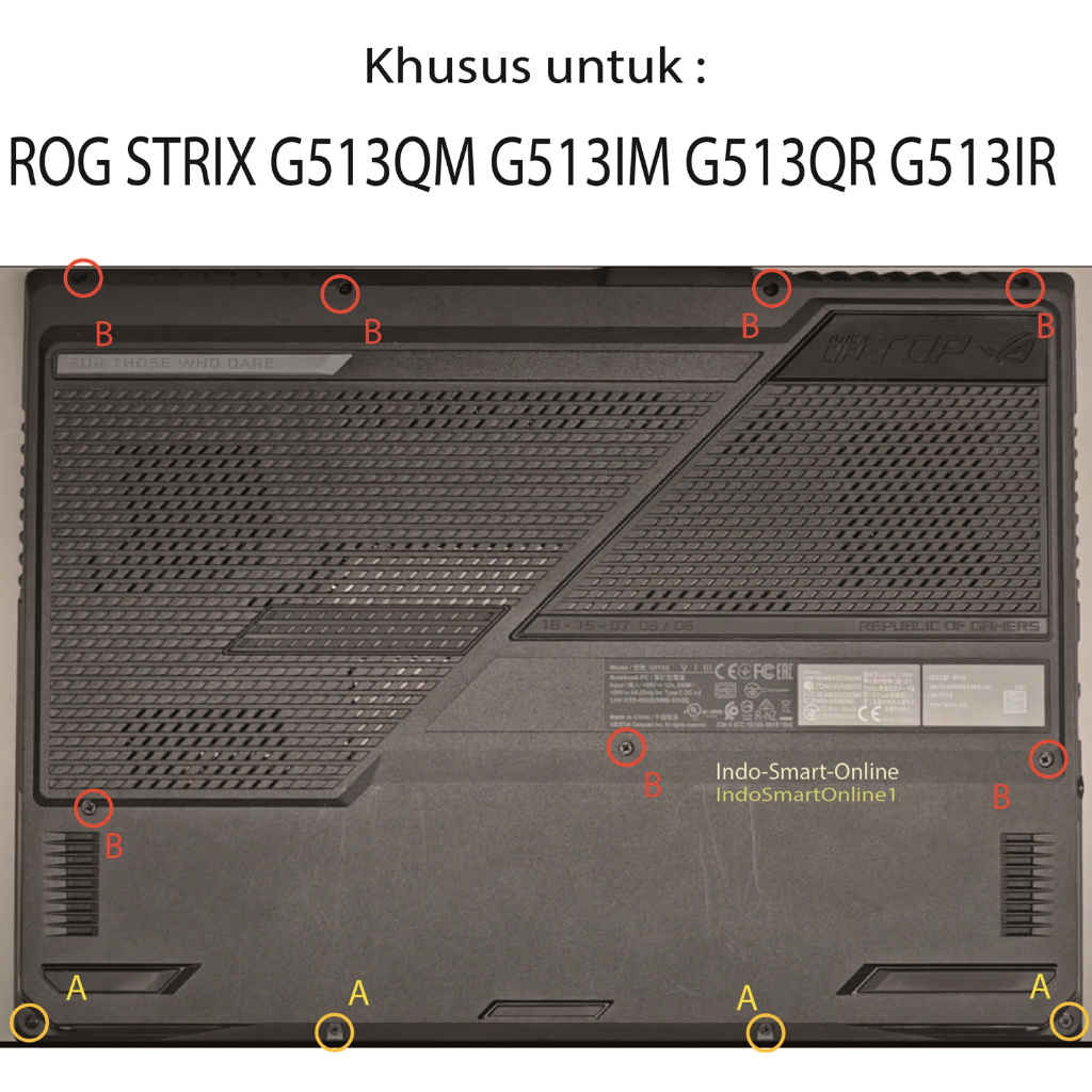 [ Baru] Baut casing Asus ROG STRIX G513QM G513IM G513QR G513IR