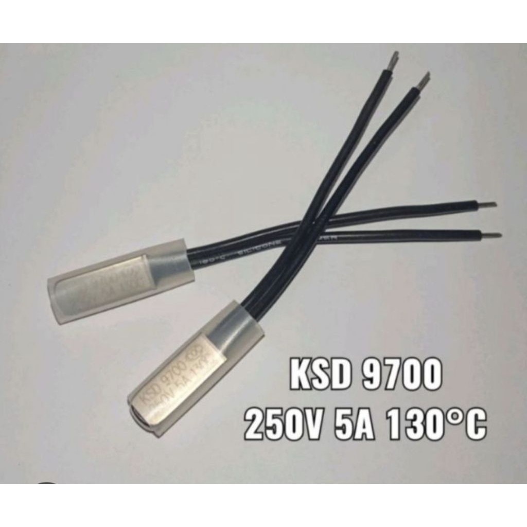 New 2 pcs Fuse Sekring Blender KSD 9700 130 C 5A 220V (2pcs)