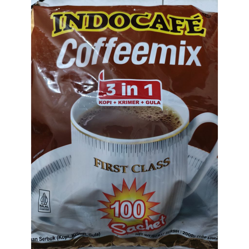 

Indocafe Coffeemix 100 Sachet (1 Pack) – Kopi 3 in 1 Nikmat & Harum