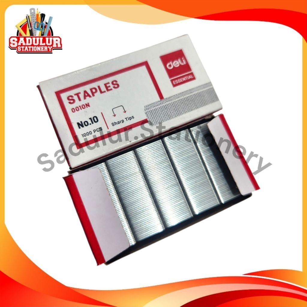 1 Pcs Isi Staples Deli Kecil no 10 per pak kecil