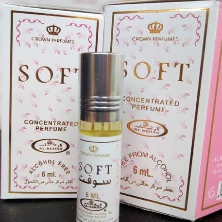 Alrehab Soft 6 Ml | Parfum Non alkohol Al rehab asli Arab | Minyak Wangi Arab ( Parfum Sholat )