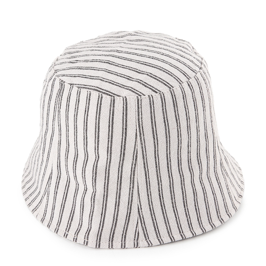 Urban State - Striped Bucket Hat - Cream