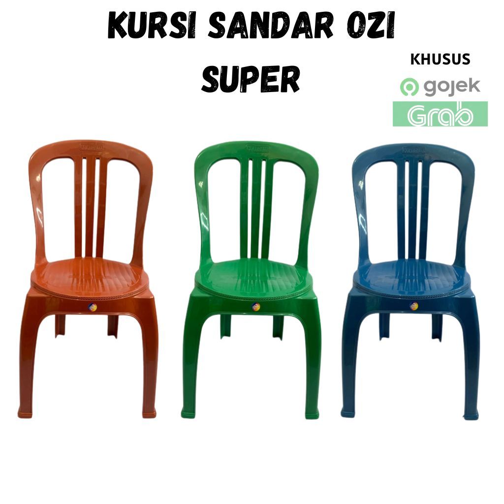 Kursi Santai Plastik / Kursi Sandar / Kursi plastik / Kursi taman / Kursi santai plastik