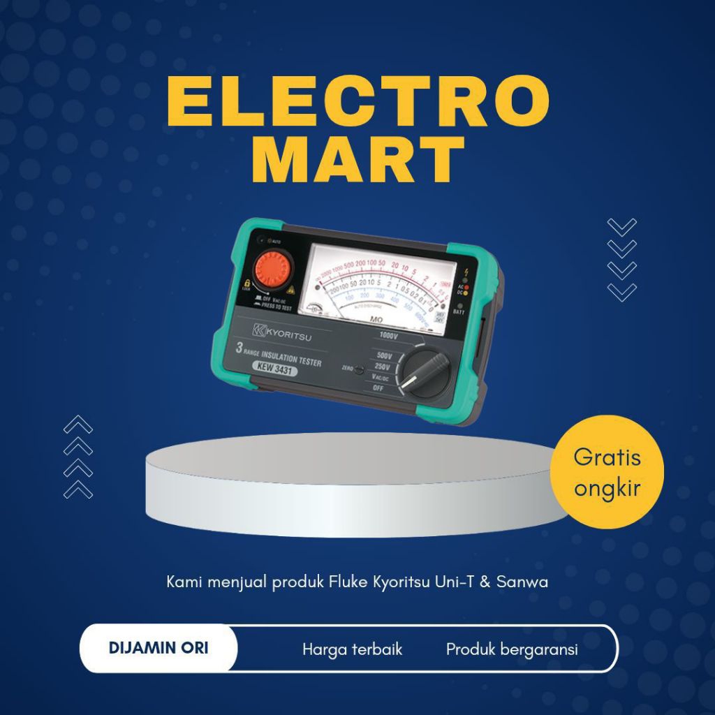 Kyoritsu 3431 Analog Insulation Testers