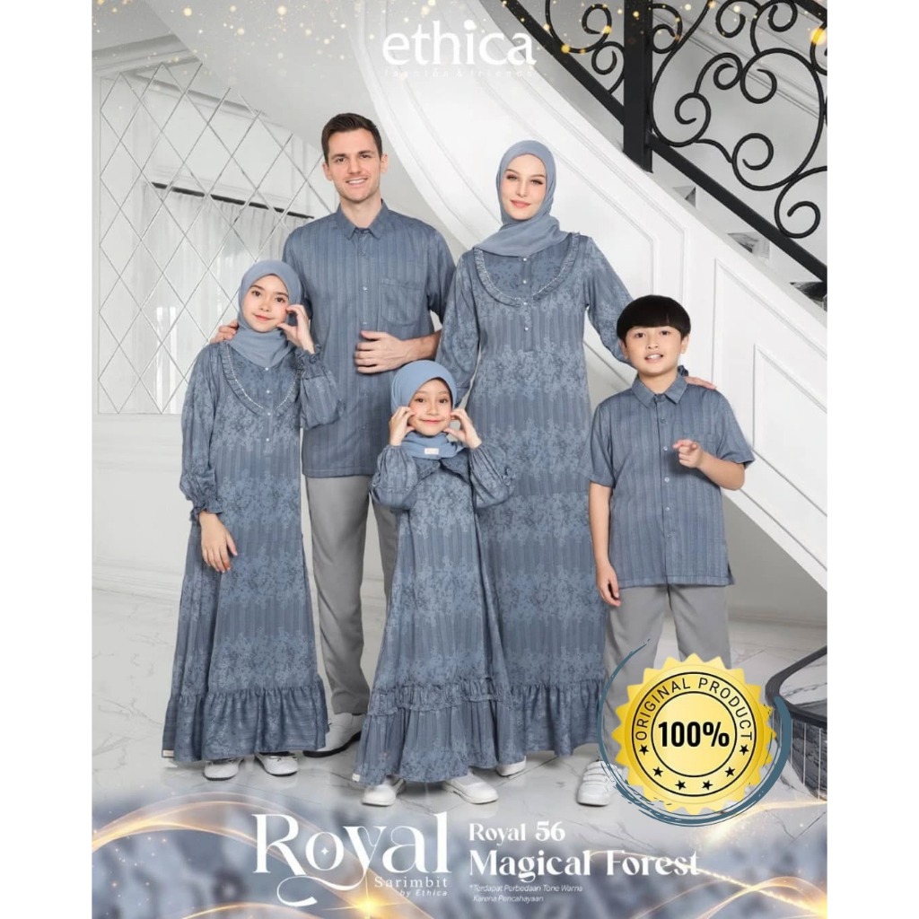 Sarimbit Ethica Royal 56 Magical Forest, Kahfi 348, Kagumi 335, Kahfi Kids 248, Kagumi Kids 177