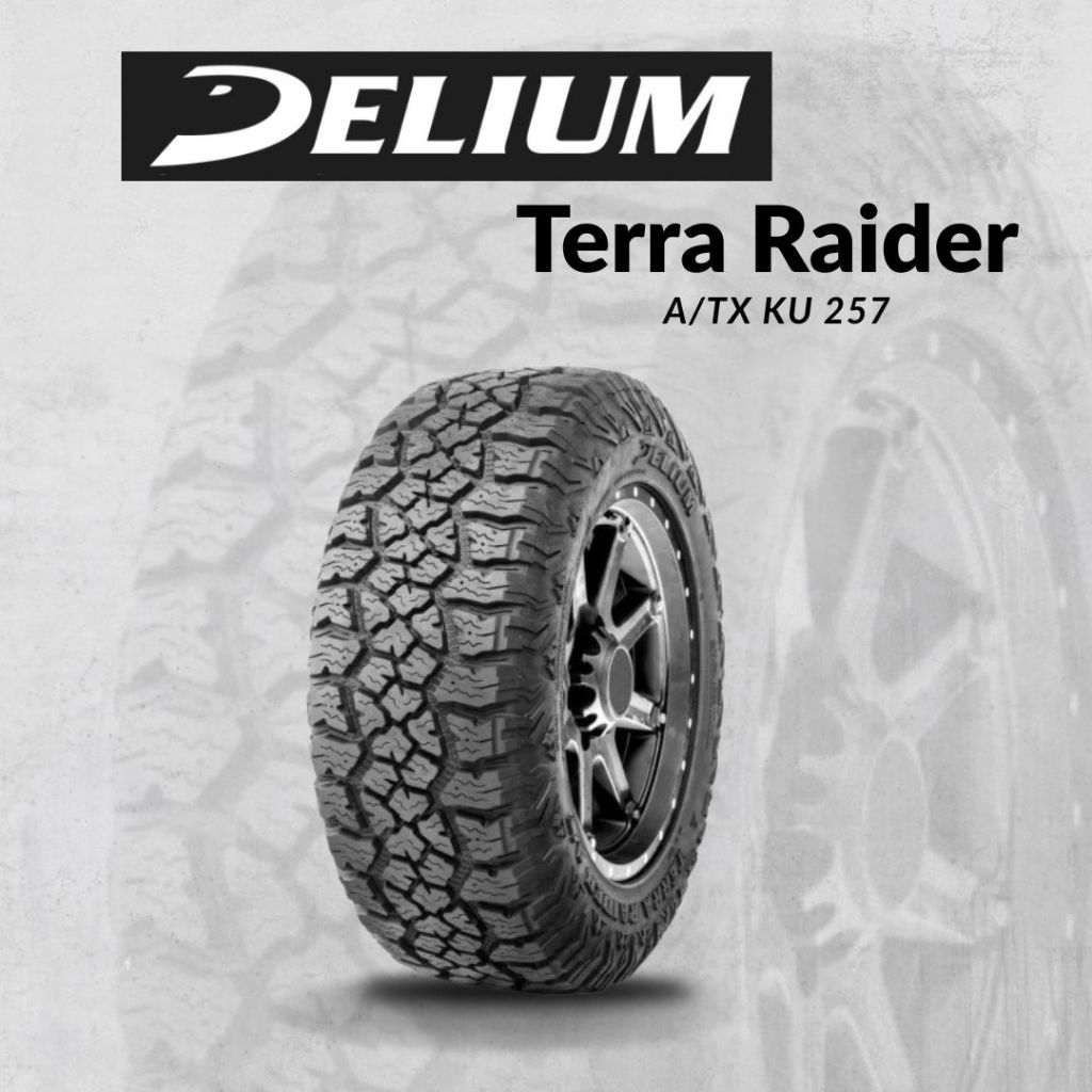 Jual Ban 285 65 R18 10pr Delium Terra Raider A/TX KU-257. 285/65 R18 untuk mobil Pajero, Fortuner
