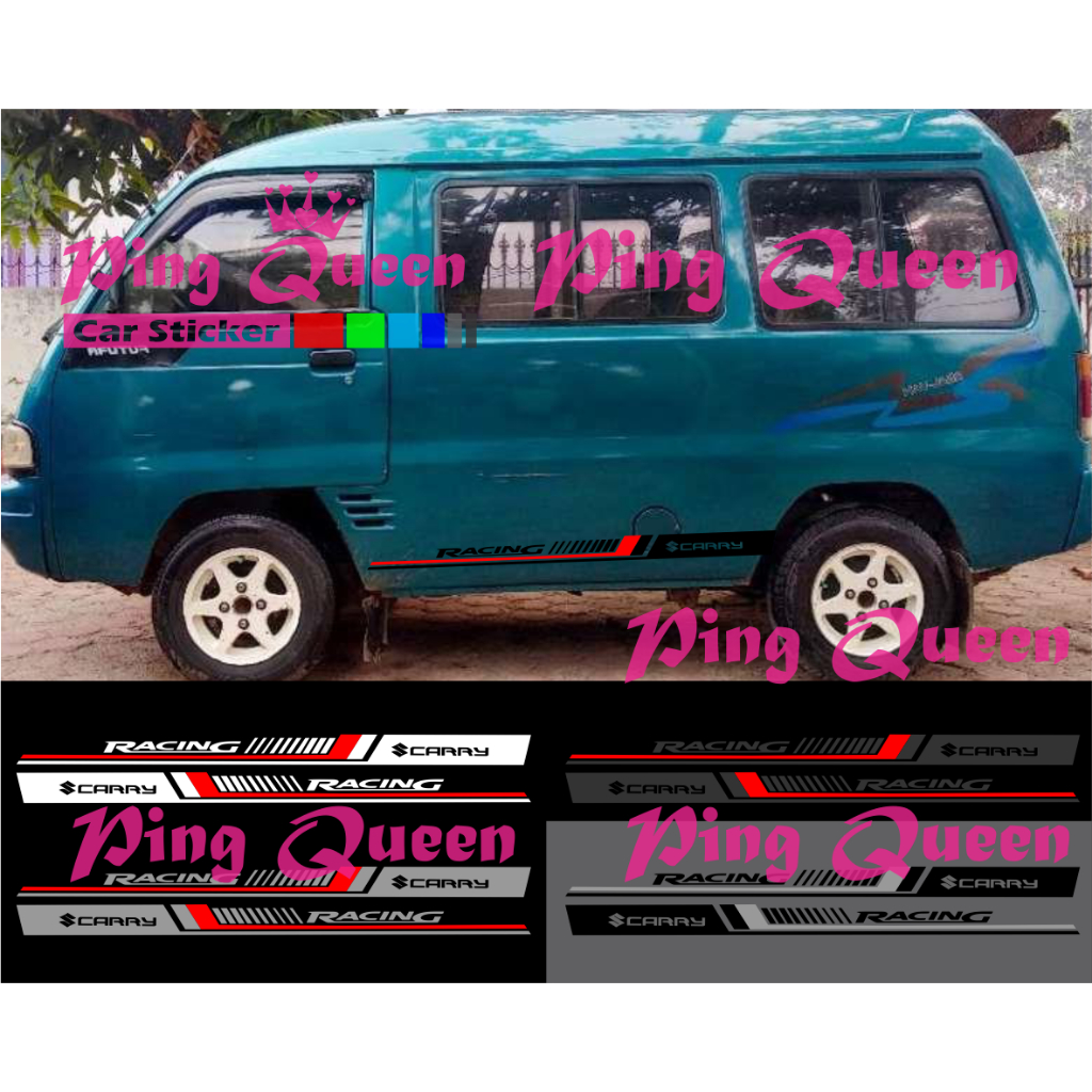 new sticker stiker mobil carry cutting sticker mobil suzuki carry
