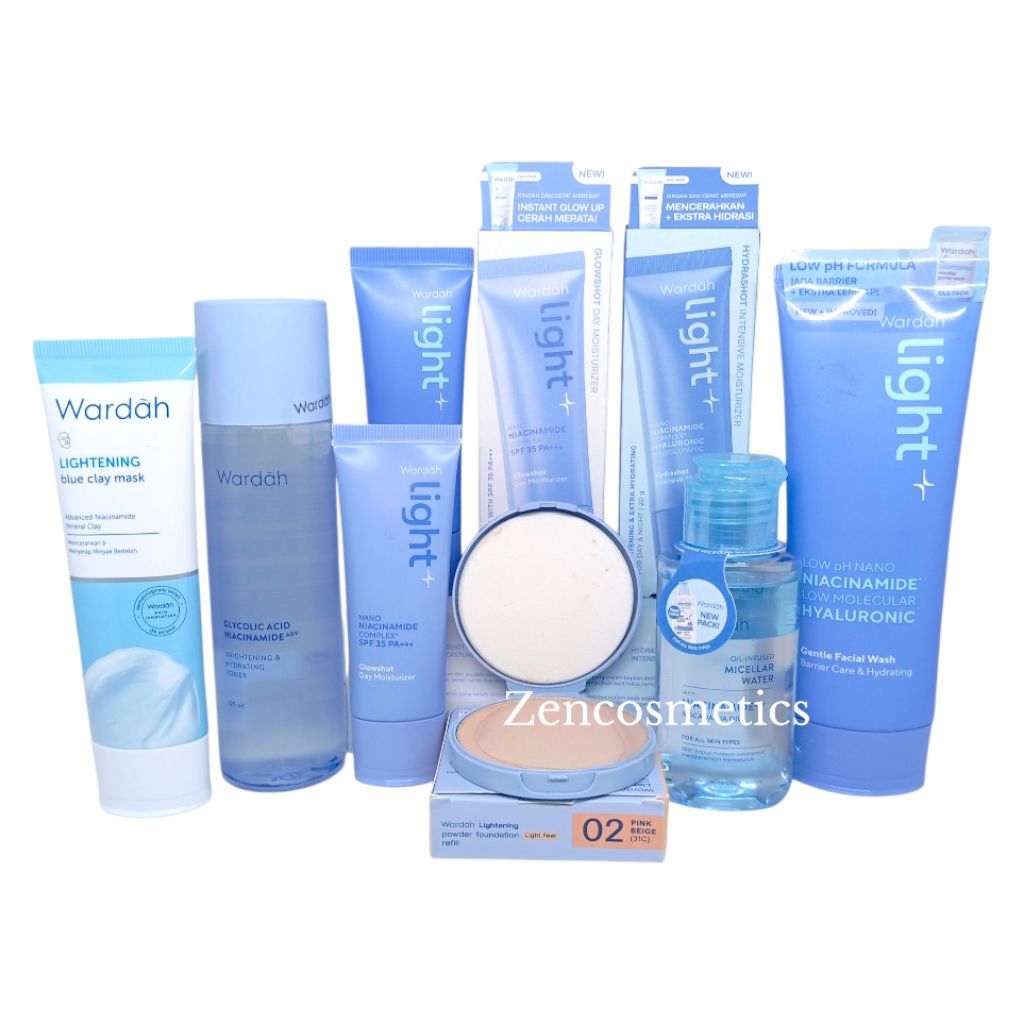 Paket Wardah Lightening Skincare Light+ 7 in 1