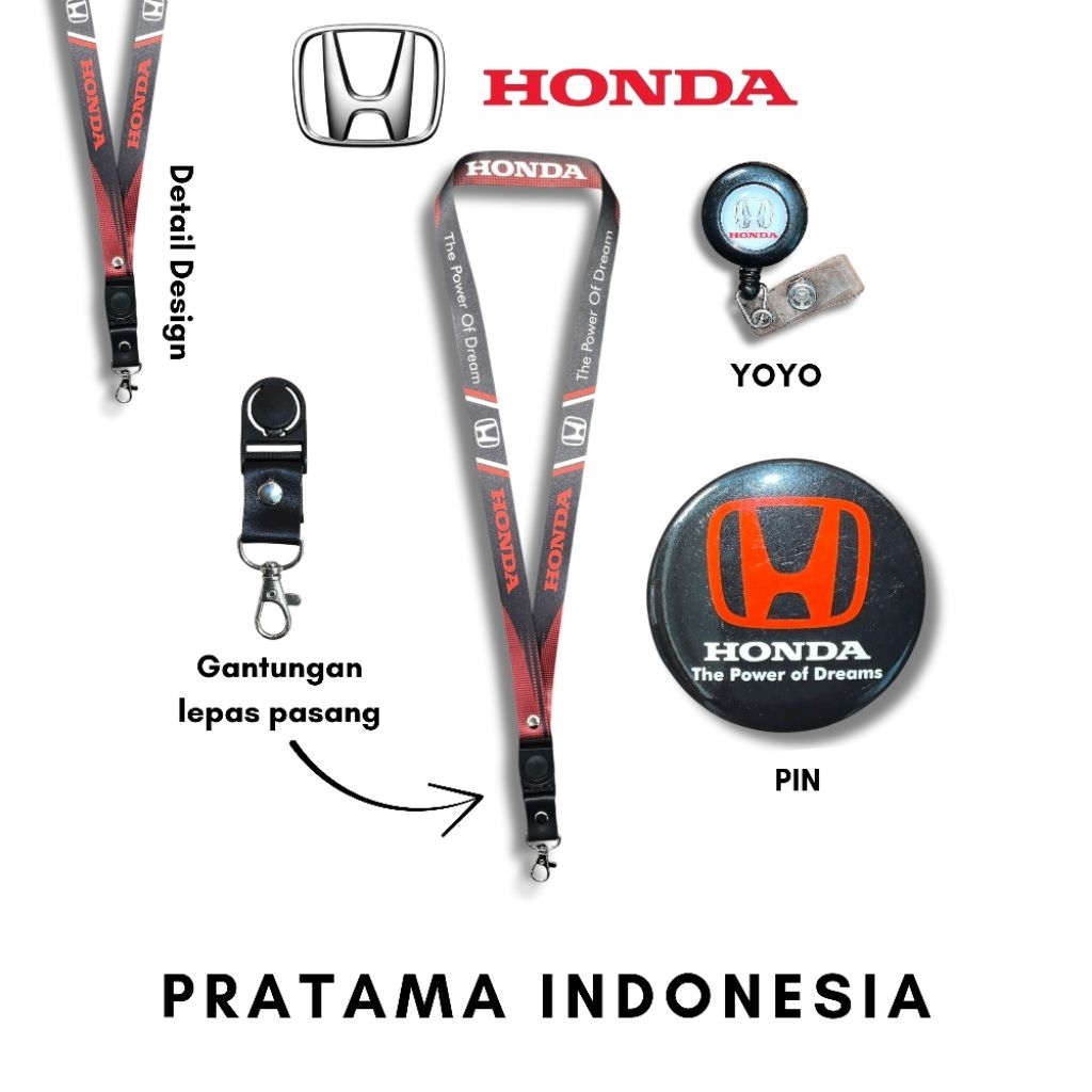 

Ready Stock!! Tali/Lanyard Honda Mobil