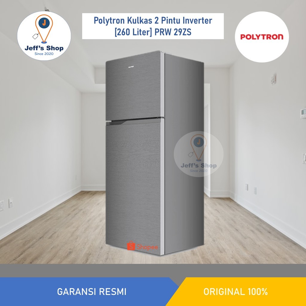 Polytron Kulkas 2 Pintu [260 Liter] PRW 29ZS