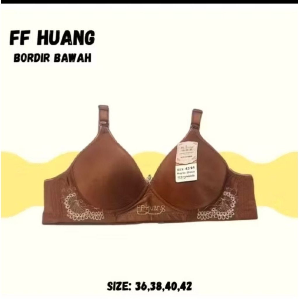 BH Busa sedang tanpa kawat FF HUANG Paket 3pcs