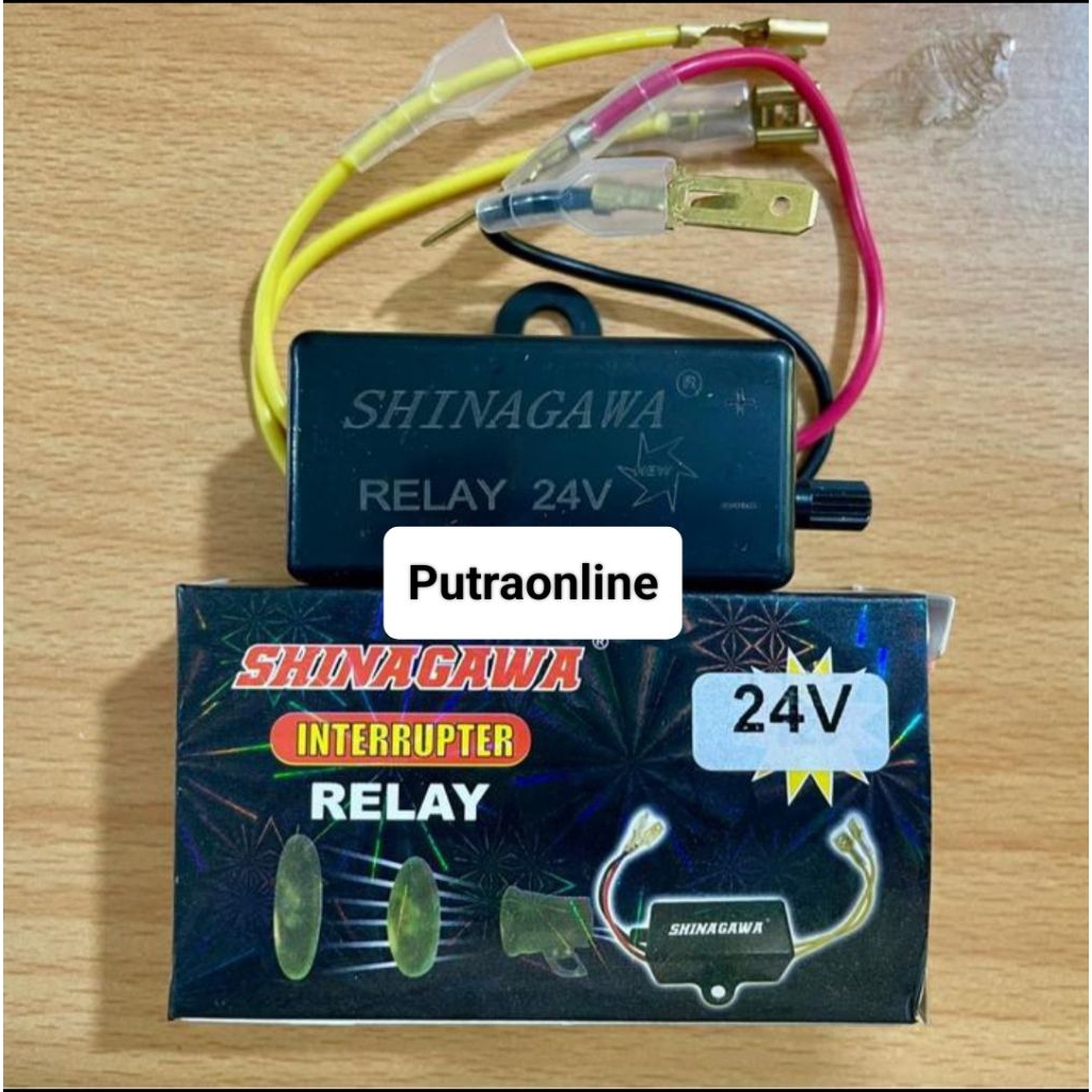 Relay Klakson Interrupter Bunyi Putus Putus 24V / Relay Modul Interupter 24 Volt Mobil Truk Bus