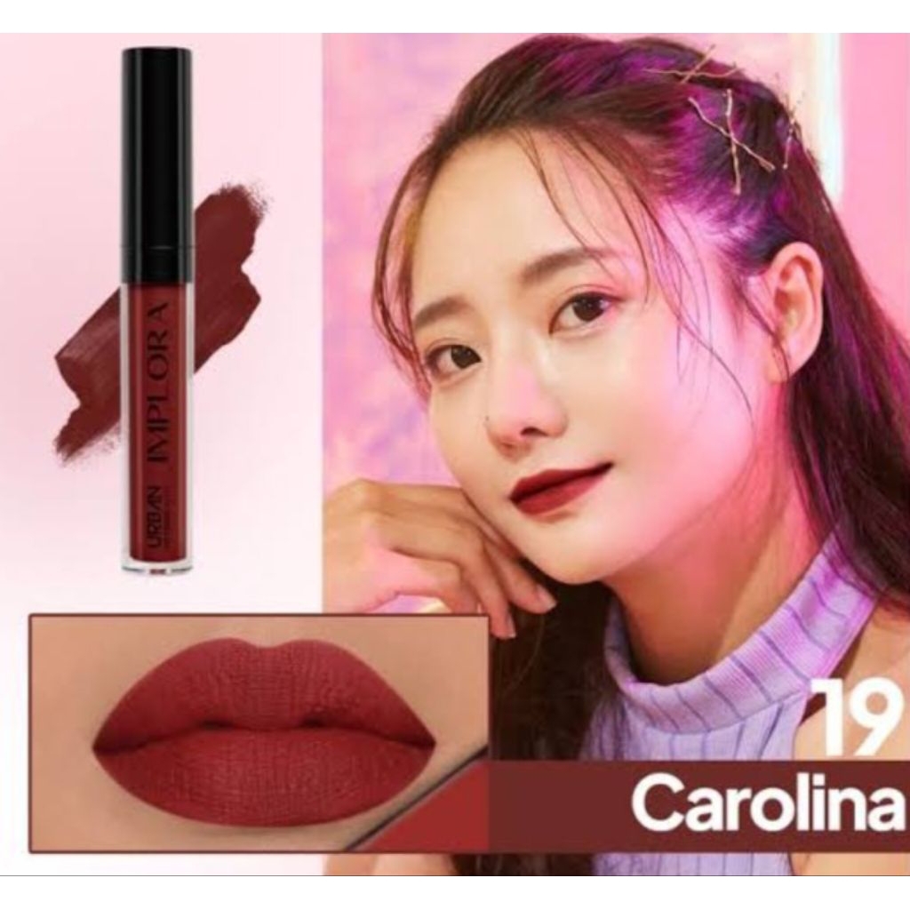 IMPLORA LIP CREAM, LIP CREAM IMPLORA, LIP CREAM IMPLORA NO 19, LIP CREAM ANTI AIR, LIP CREAM TAHAN L