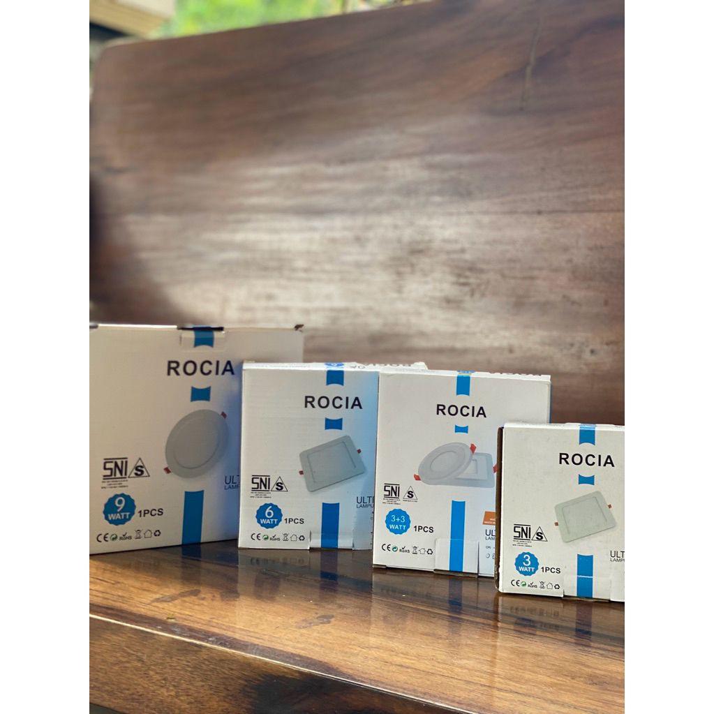 down light lampu panel LED ROCIA