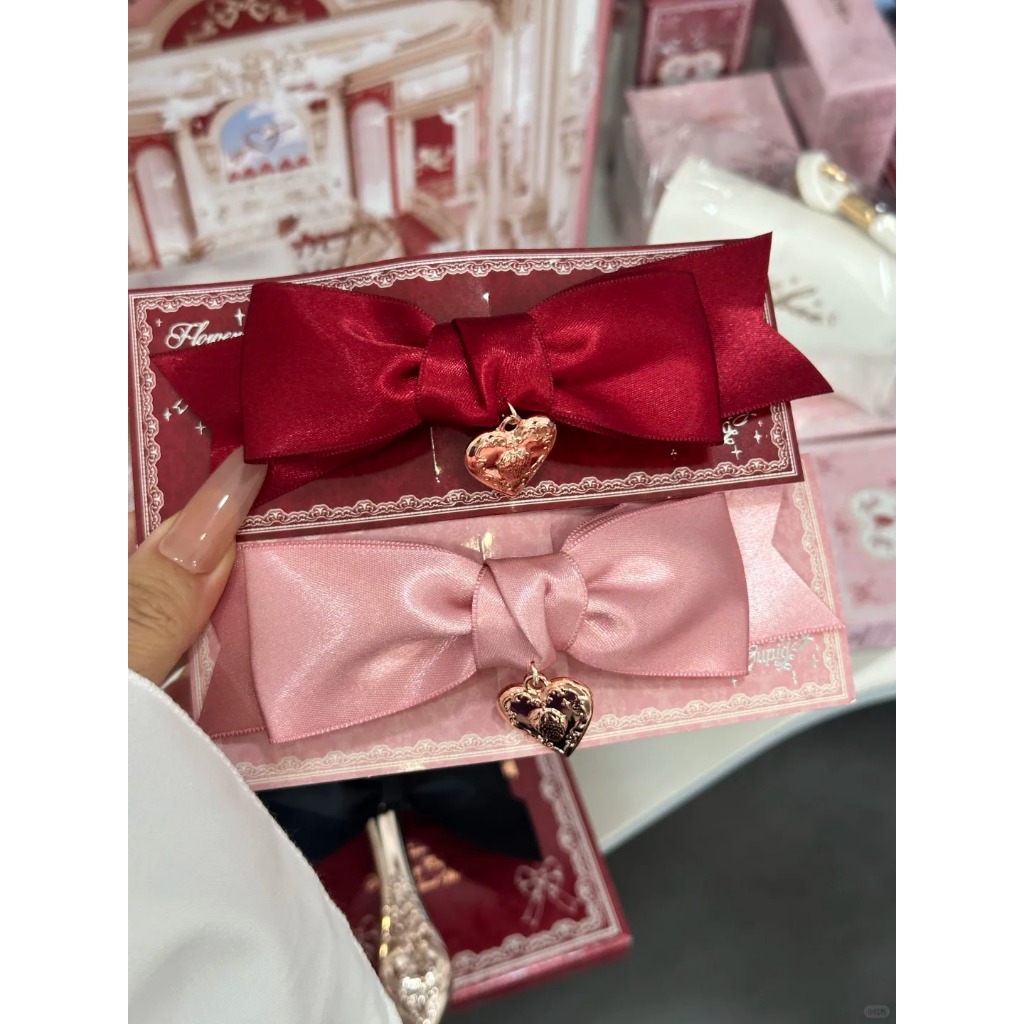 [FAST PO] Flower Knows Strawberry Cupid Hair Clip Jepitan Rambut Pita Premium Flower Knows Aesthetic