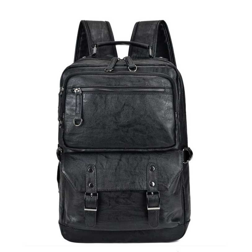 TAS RANSEL KULIT/ TAS KERJA UNTUK PRIA&WANITA MUAT LAPTOP 15 INCH 5301#
