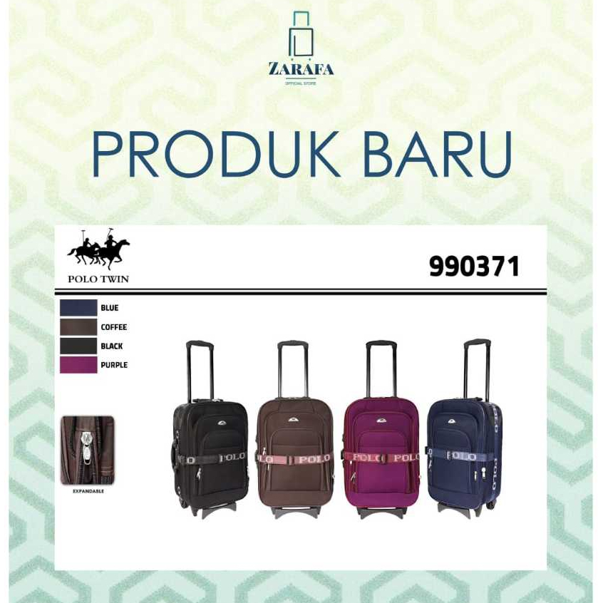 KOPER 20 DAN 24 INCH KAIN POLO TWIN/POLO GEAR ORIGINAL CABIN SIZE DAN BAGASI SIZE
