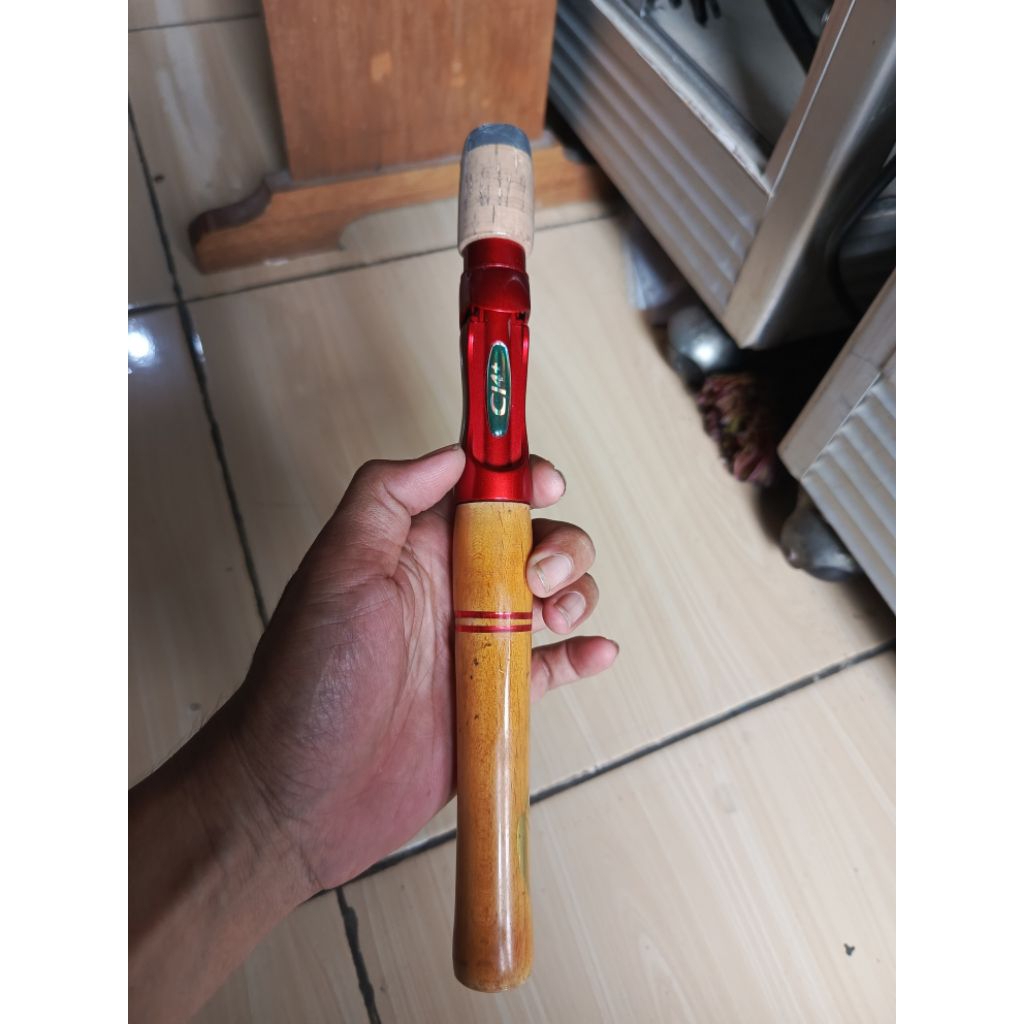 custom Reel seat c14 grade A2 gagang kayu mantap