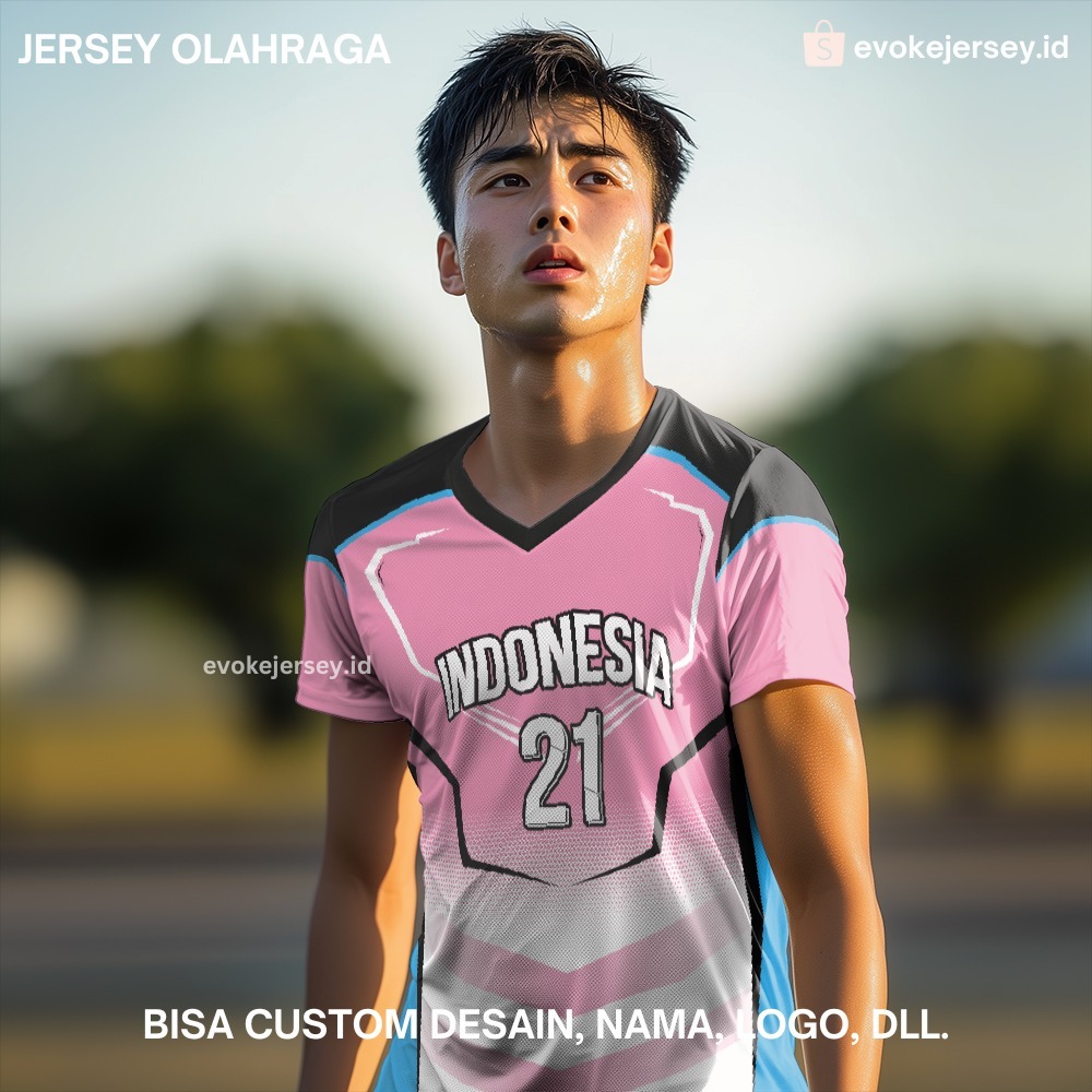Kaos Jersey Basket Pink Putih Motif Abstrak 74 - Jersey Custom Full Printing