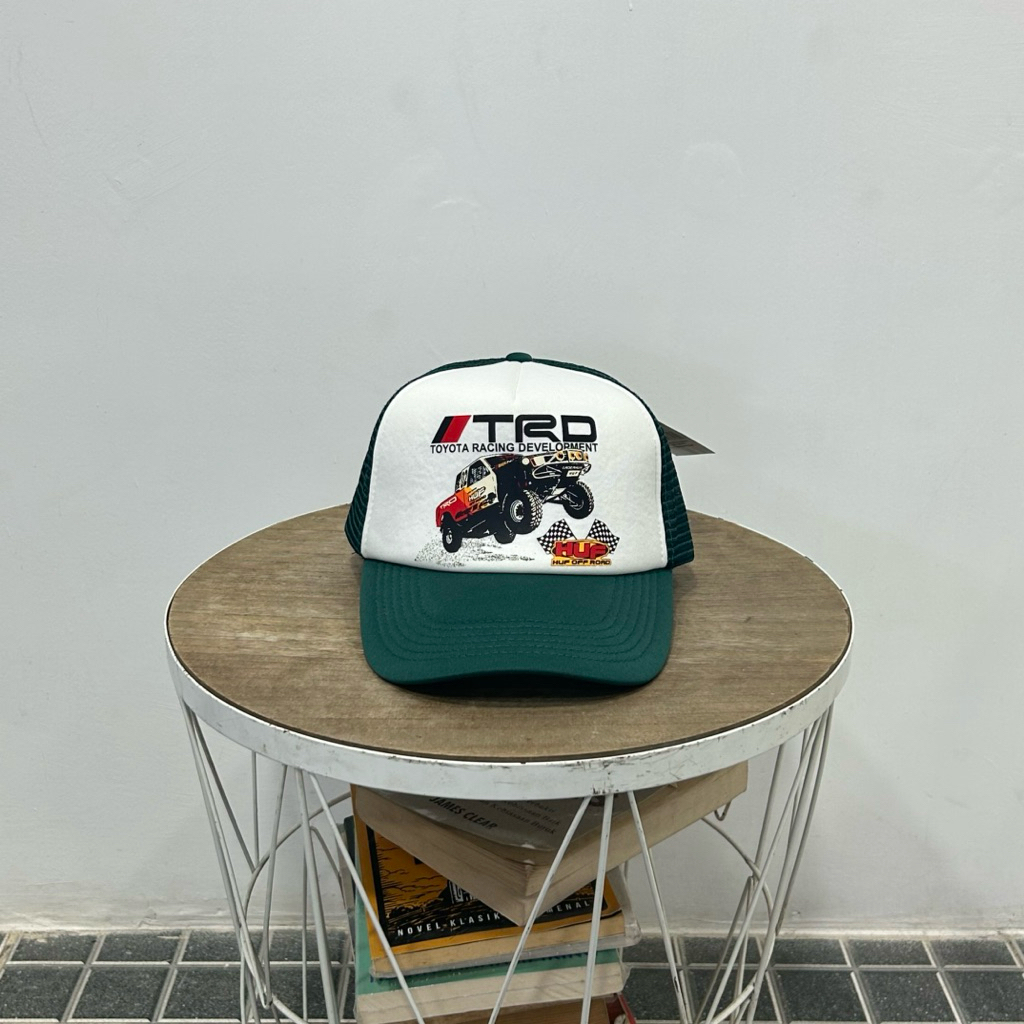 HUF TOYOTA RACING DEVELOPMENT OFF ROAD TRUCKER CAP GREEN