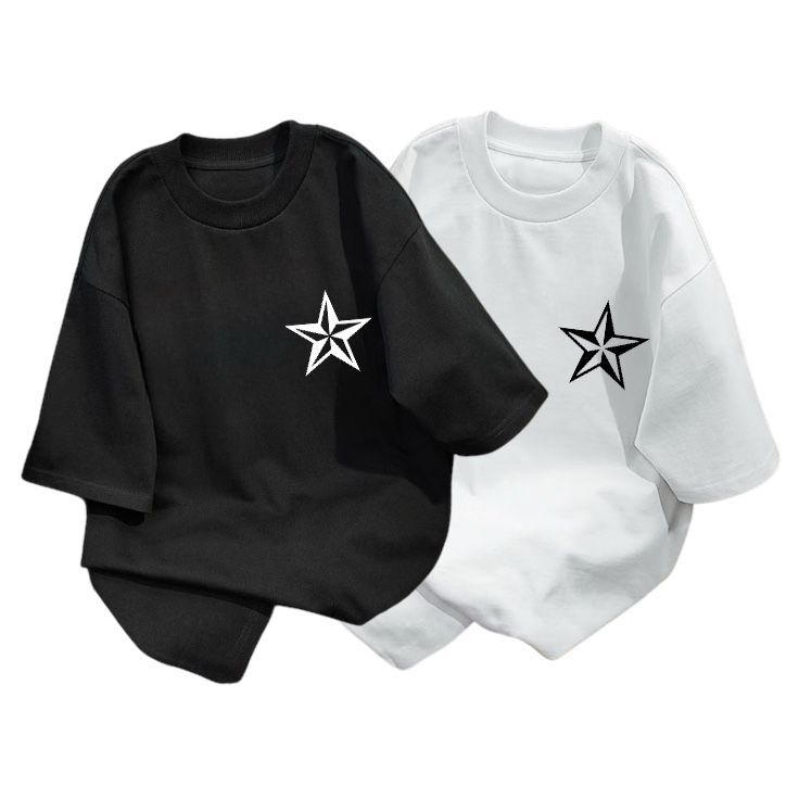 INFILESS T-shirt Bintang Pentagram Logo Star - Kaos Unisex