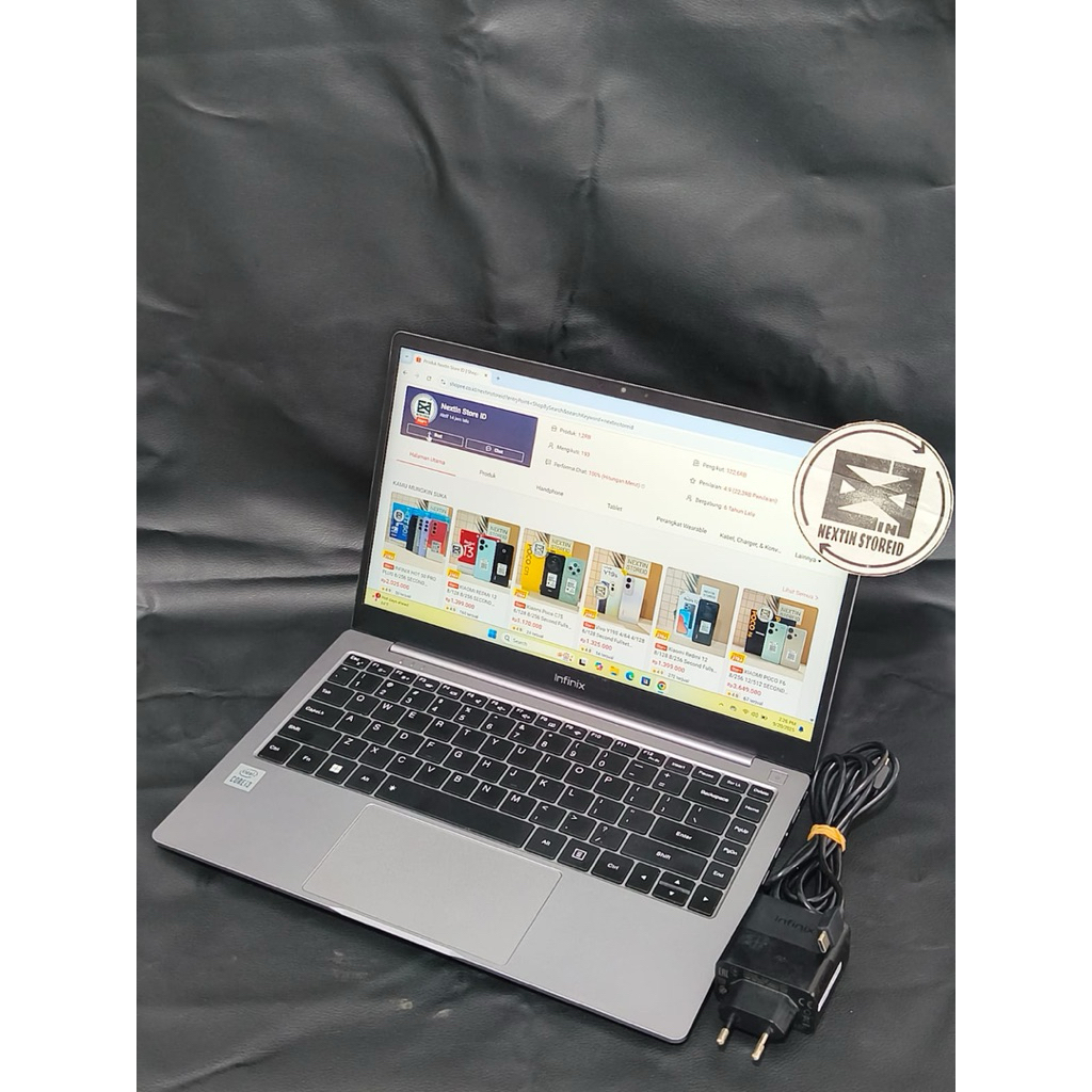 LAPTOP INFINIX INBOOK X2 CORE i3 1005G1 14 INCH 4GB SSD 256GB SECOND MULUS BERGARANSI ke