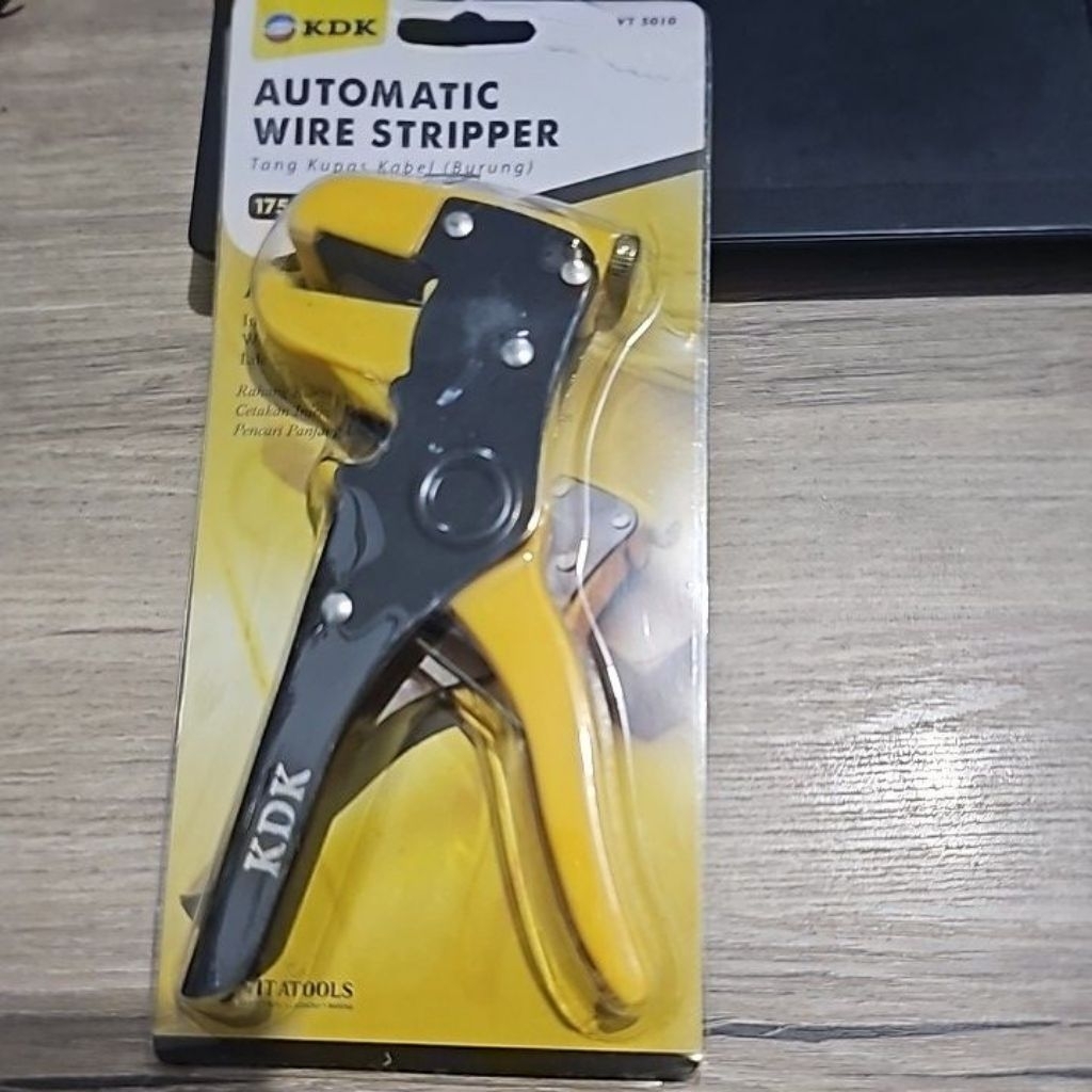 Tang Kupas Kabel Tang Potong Wire Strpper 175mm Berkualitas KDK