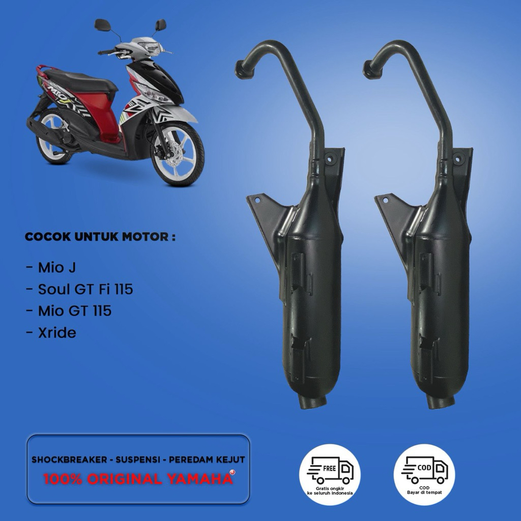 knalpot Standar Suara Standar Yamaha Mio J - Mio GT 115 - Soul GT 115 - Xride 115 Original Kode 54P