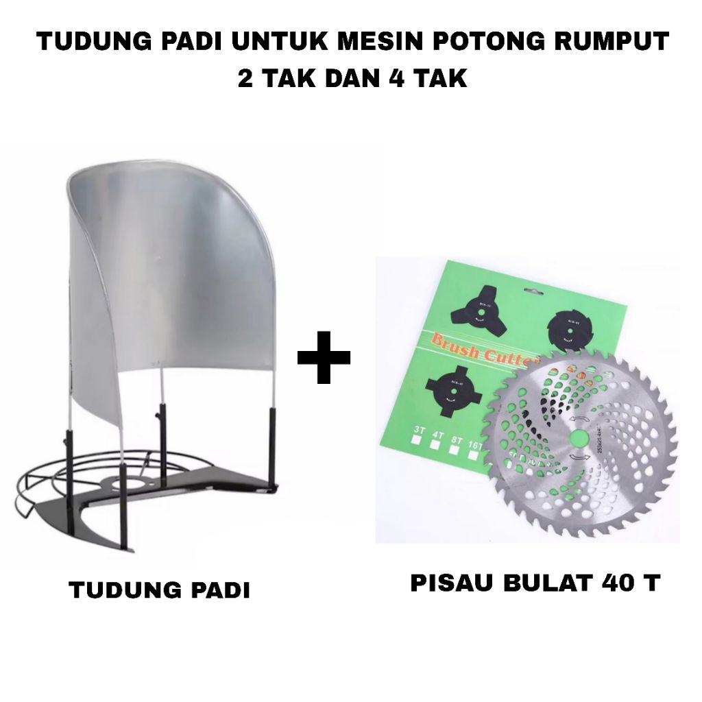 Tudung Padi untuk Mesin Potong Rumput, Alat Penen Padi Pertanian yang Efisien dan Praktis