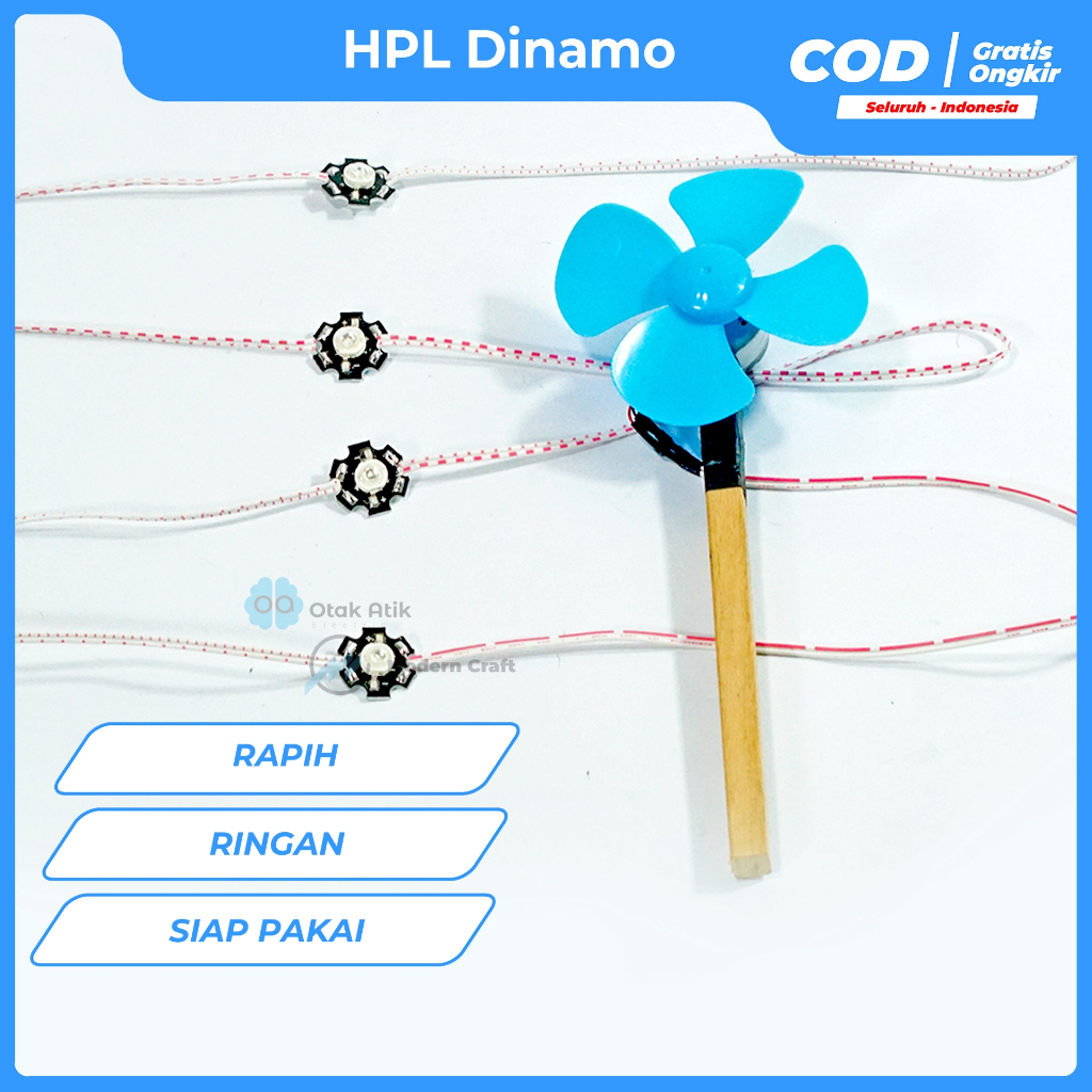 PROMO Lampu Layangan Dinamo DVD LED HPL Super Terang Fullset Murah Siap Pasang