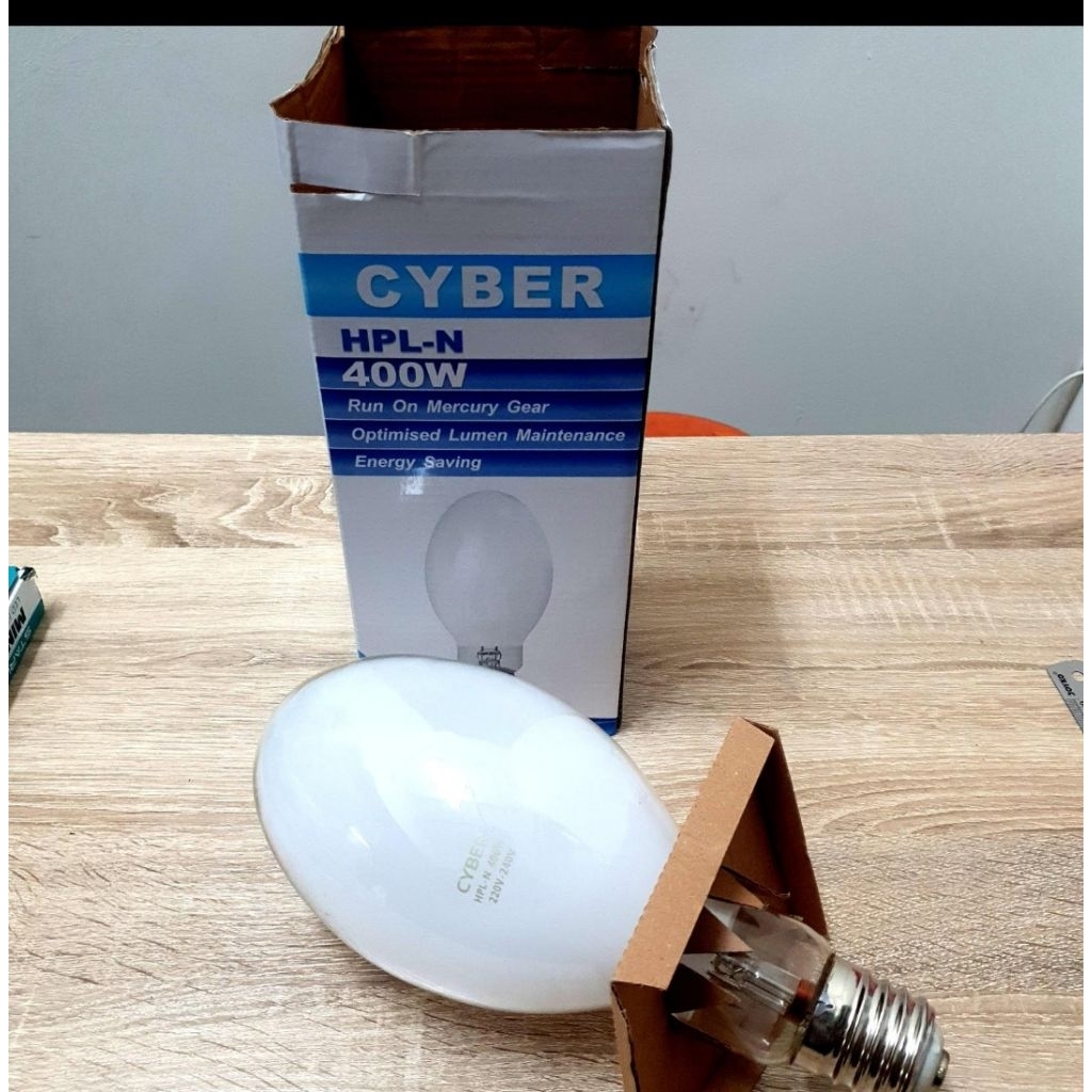 lampu mercury  HPLN 400WATT  E40 CYBER