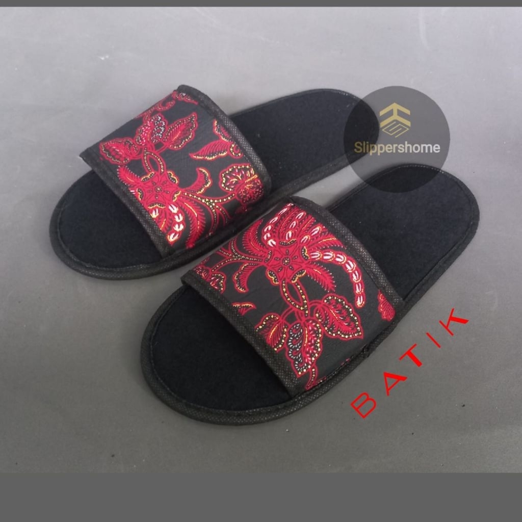 sandal hotel / sandal lantai #sovenir  motif batik