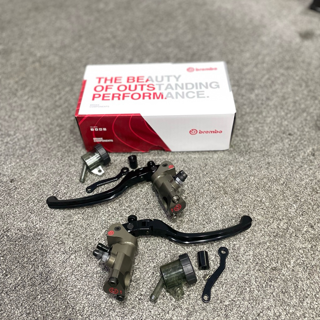 MASTER REM BREMBO GP CNCN SET KOPLING HIDROLIK BREMBO 16x18 GP CNC BILLET ORIGINAL VIETNAM 1:1 DETAI