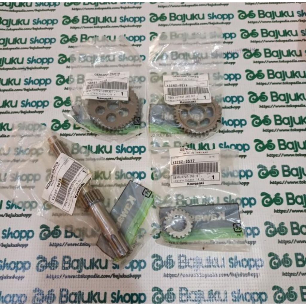 GEAR RASIO GIGI RASIO 1 & :2 KLX140 KLX140