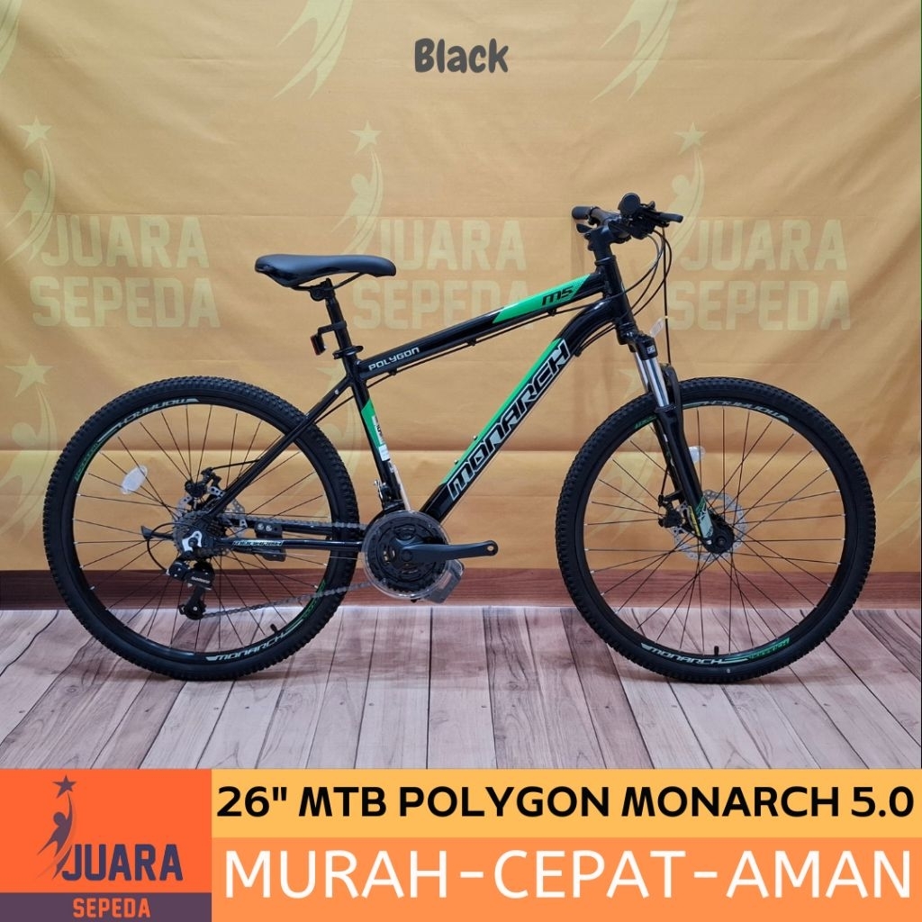 SEPEDA GUNUNG POLYGON MONARCH 5.0 MTB 26 INCH ALLOY M5