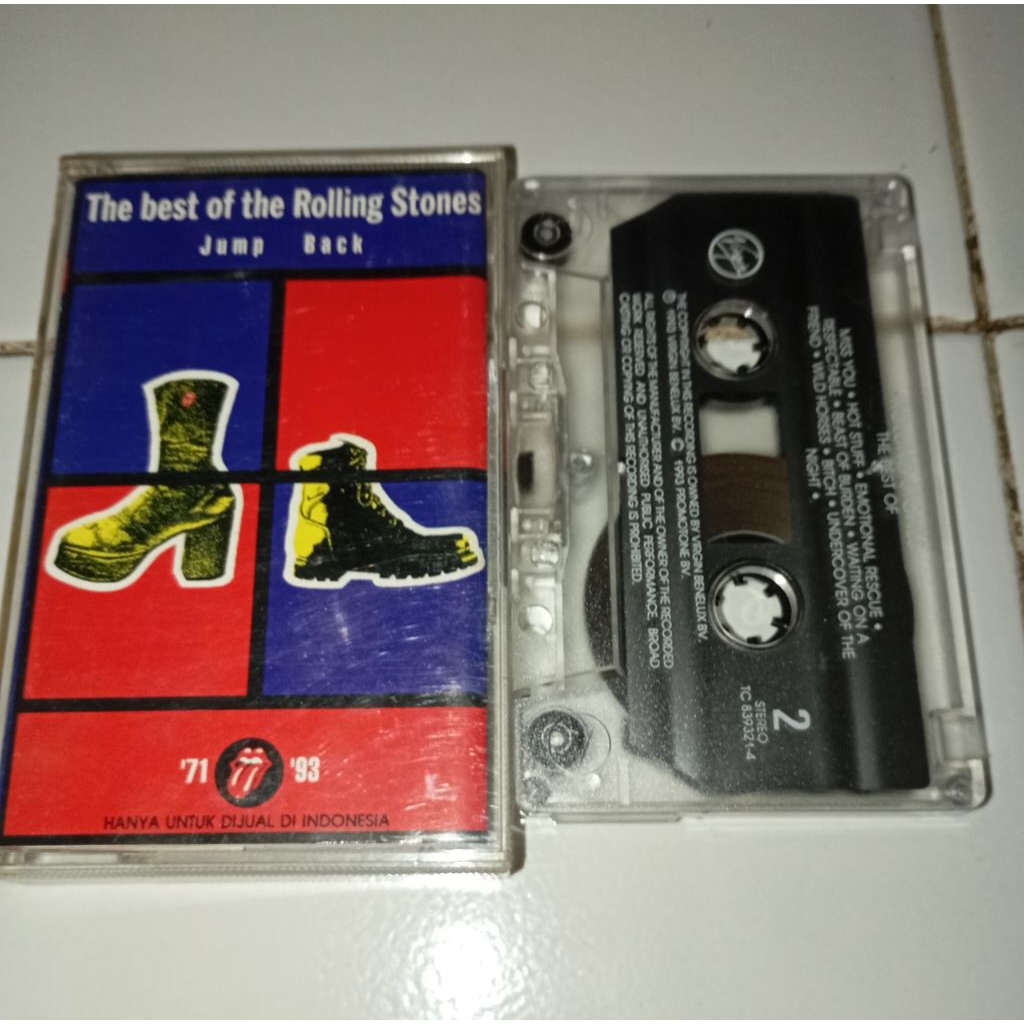 Kaset Pita - Rolling Stone - The Best Of (Jump Back)