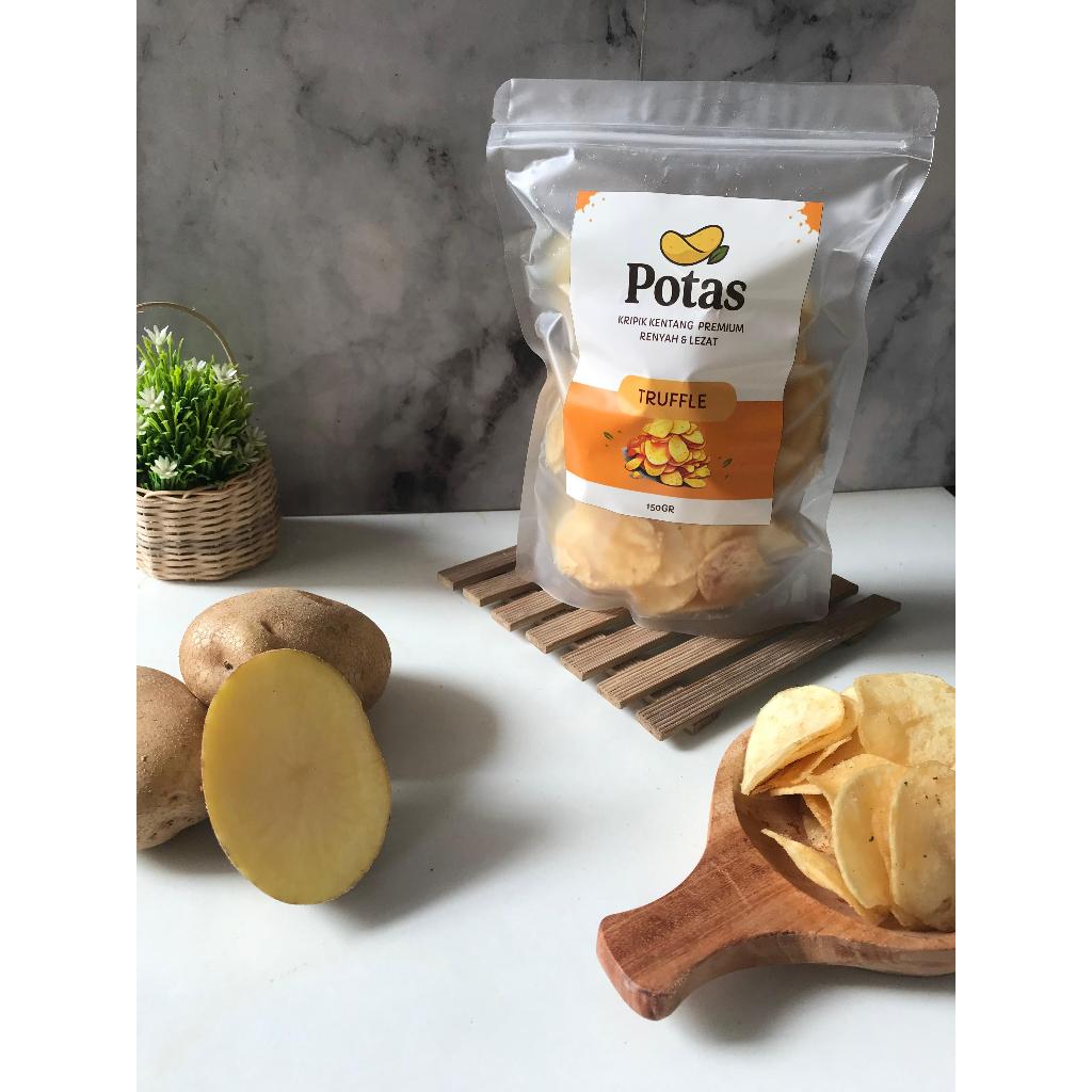Keripik Kentang Rasa Tfuffle POTAS 150g Snack Renyah Gurih Nagih
