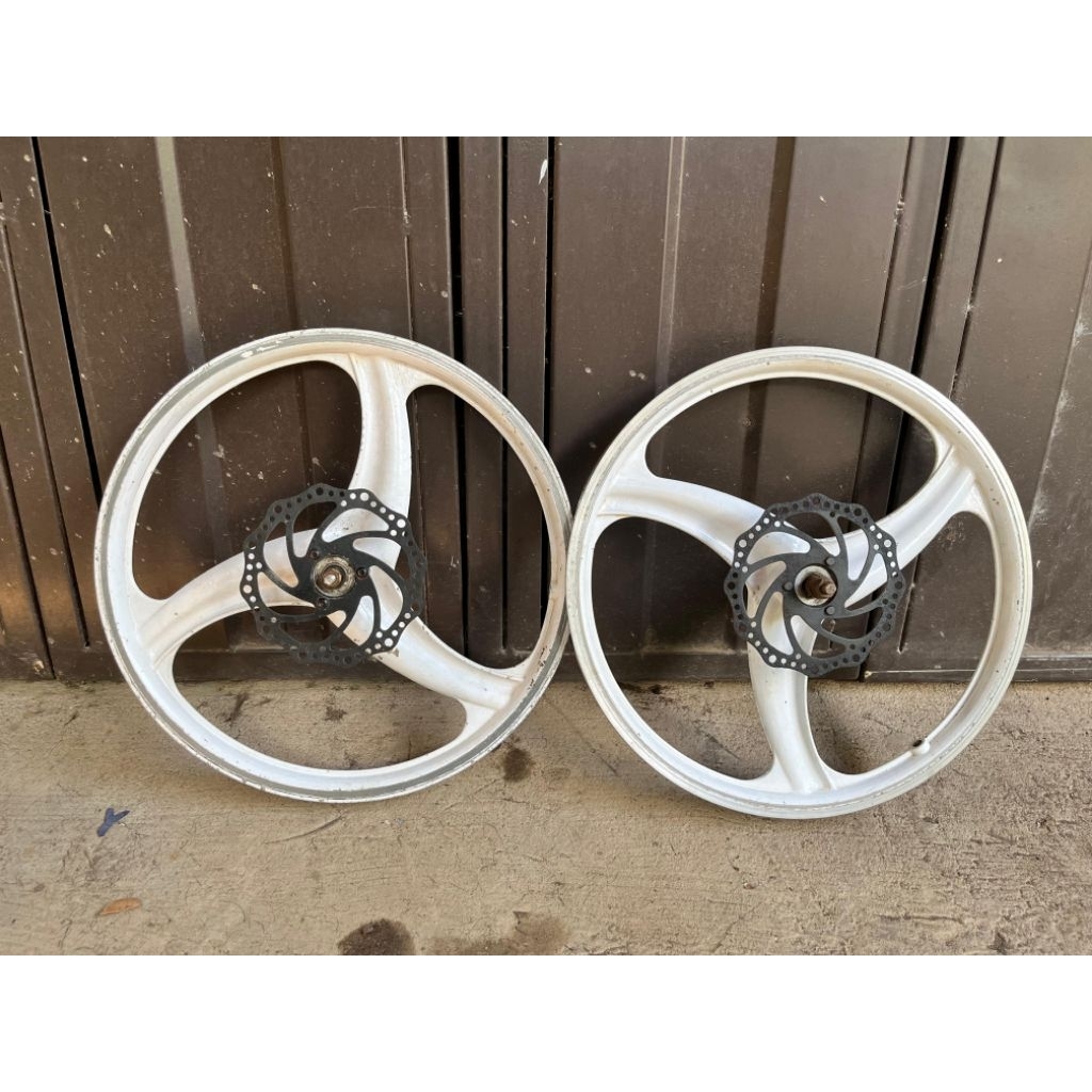 velg 20 SEPASANG kipas alloy velg palang 3 alloy model akar bmx racing velg lowrider velg jari serib