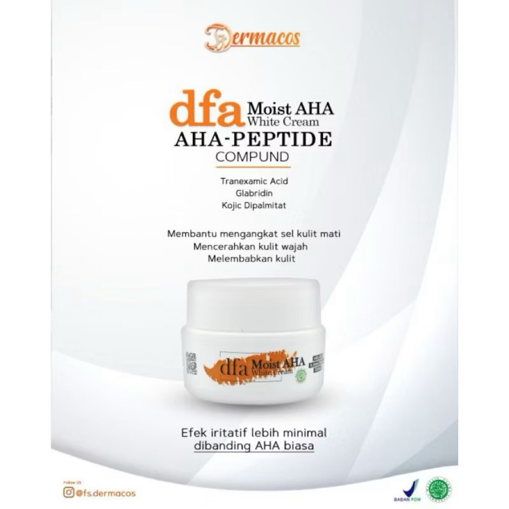 DFA MOIST AHA WHITE CREAM 10 g